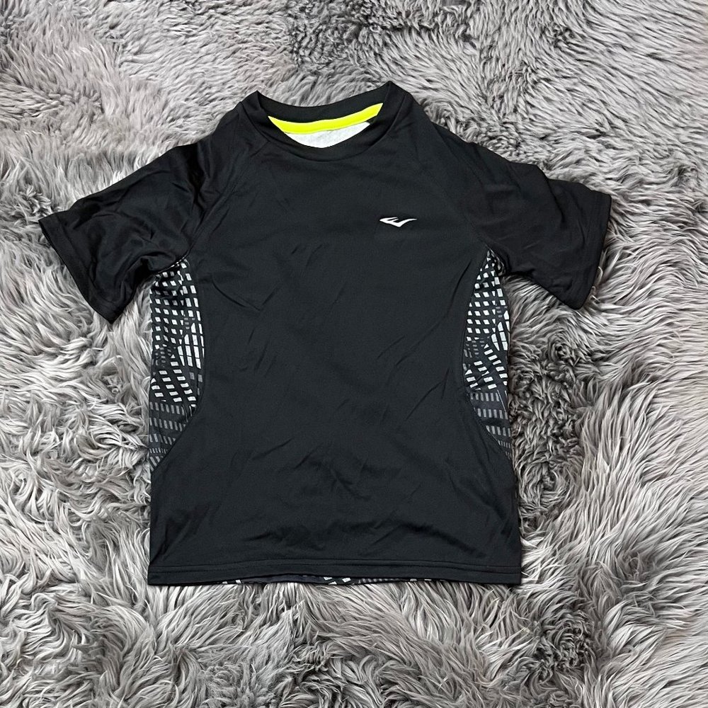 Everlast | Boy's Field Tee | Black & Grey | Size M (5/6)